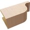 Ekena Millwork 6in. W x 8in. H x 16in. L Del Monte Woodgrain TimberThane Rafter Tail, Primed Tan RFTUR06X08X16DELRCPR - alternate 4